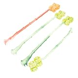 Ipetboom 4pcs Rolling Wheel Back Scratcher Tool Portable Itching Relief Stick for All Ages Smooth Design for Easy Use for Home and Travel