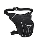 BENing Night Bolsa Muslo para Motocicleta para BM&W C650 Sport 2012-2020 Riñonera Impermeable Motocicleta(Black)