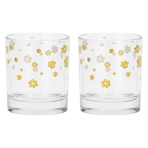 THUN - Set 2 bicchieri wisky con cubetti Sorprese di Natale