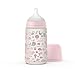 Suavinex 307131 Biberon con Tettarella Simmetrica in Silicone SX Pro a Flusso Medio, per Bambini dai 3 Mesi in su, 270 ml, Rosa