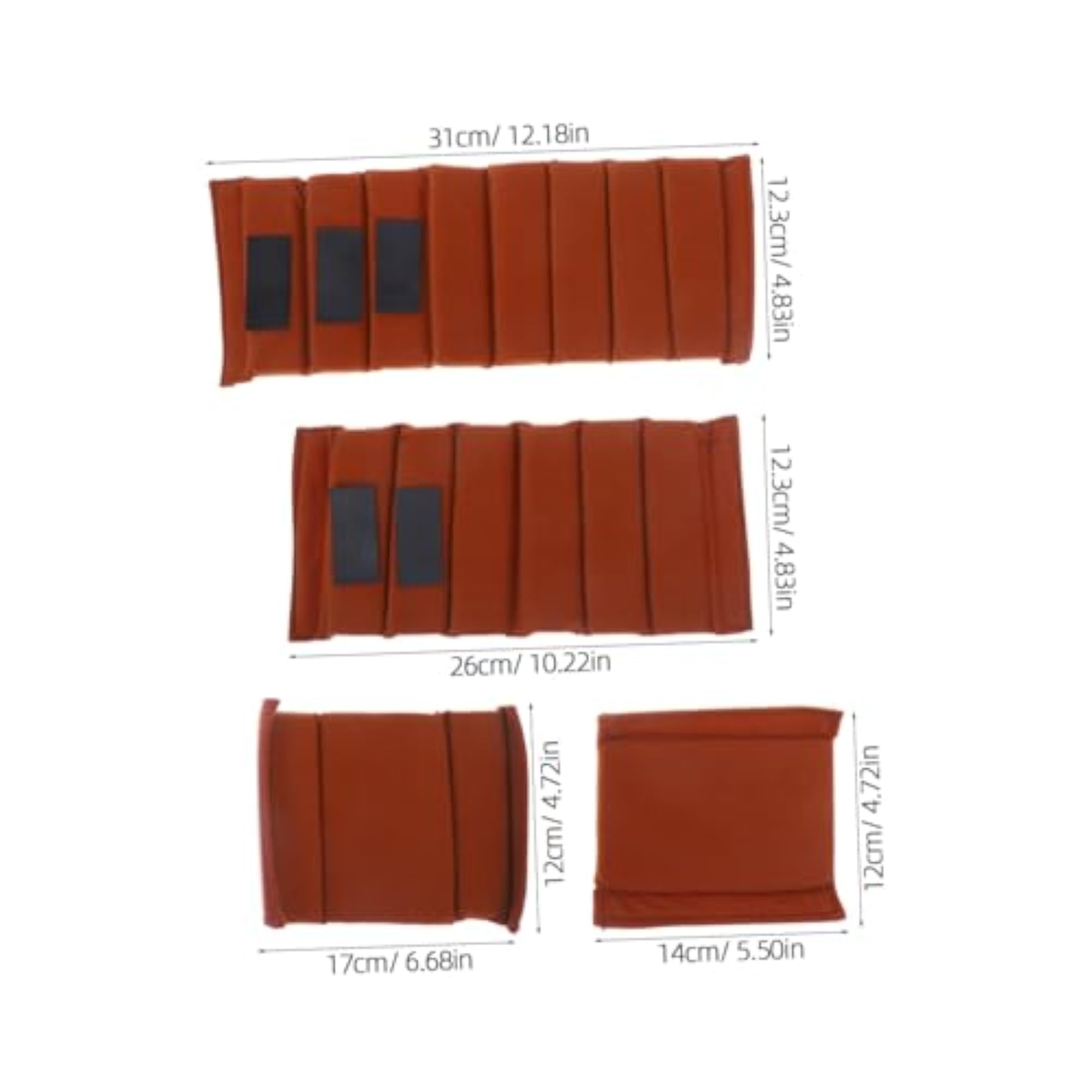 Camera Bag Inserts 4 Pack, Padded Compartment Dividers