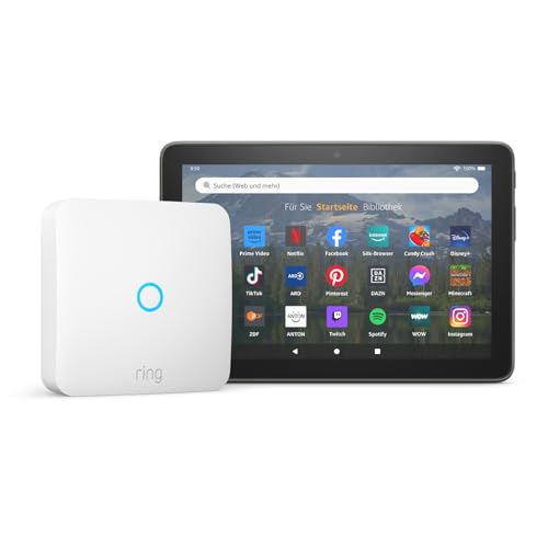 Fire HD 8 Plus-Tablet + Ring Intercom by Amazon | Answer your intercom from wherever you are with a Fire Tablet (32GB, without Ads)