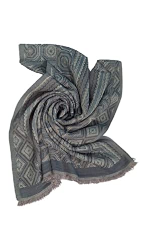 CHINAR ARTS EMPORIUM Printed Cotton Scarf, Soft Scarves Wool Fabric Stoles for Summer & Winter for Women & Girls (70X190 CMS)_CAE-JW-22-14_L.GREEN