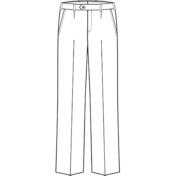 GREIFF Herrbyxor kostymbyxor service Classic – stil 8024 – svart