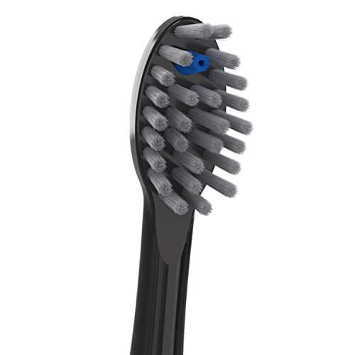 Waterpik Genuine Full Size Replacement Brush Heads With Covers For Sonic-Fusion Flossing Toothbrush Sffb-2Eb, 2 Count Black #TOP2