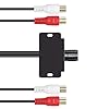 Universal RCA Level Controller Car Audio Amplifier RCA Audio Adjuster Bass Boost Volume Control Knob and Cable for Car Motorcycle Speakers Home Theater #4