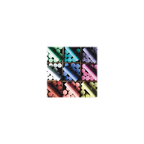 S&S Worldwide Color Splash Sidewalk Chalk Bulk Set, 9 Colors, Non-Toxic - image 2