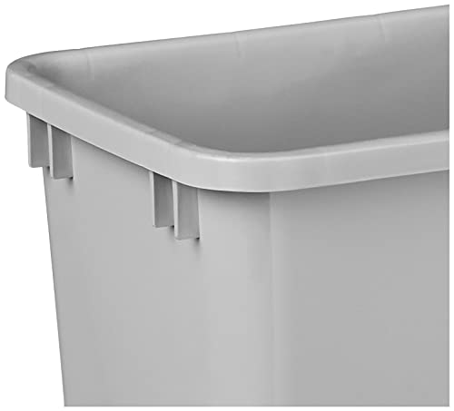 Image of Hardware Resources Gray 50 Quart Plastic Waste Container