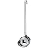 Rosle 10009 stainless steel hooked handle ladle with pouring rim serving spoon 41 oz  urban country home decor
