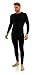 Produktbild sesto senso Herren Unterwäsche Set Baumwolle 95% Langarmes Unterhemd Lange Unterhose Thermounterwäsche Winter Funktionsunterwäsche L Set Schwarz