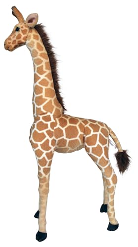Plushfarm Wagner Plüschtier Giraffe - stehend - 140 cm