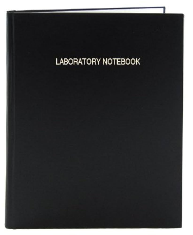 小物 BIBLIOTHERK Amazon.com : BookFactory Black Laboratory Notebook - 96