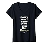 Womens Kyle Karros Prospect Baseball Fan Gear V-Neck T-Shirt