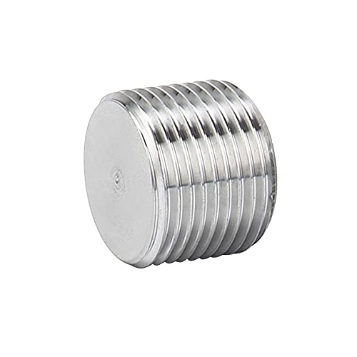Enchufe de acero inoxidable 304 forjado hexagonal para tapar tuberías roscadas 3