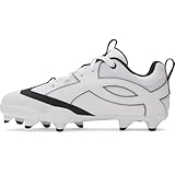 Under Armour Men's Yard Icon TPU Baseball Cleats, (100) White/White/White, 11, US