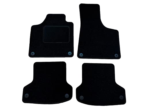 Accesorionline Alfombrillas para Audi A3 (2003-2012) 3/5 Puertas - A Medida con talonera Alfombras esterillas 8P