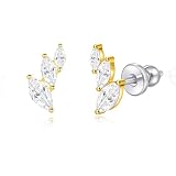 Limerencia 純チタ ピアス 医療用チタンピアス 金属アレルギー対応 セカンドピアスつけっぱなし 1ペア 敏感な耳のために