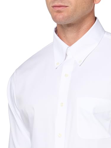 Brooks Brothers Men's Non-Iron Polo Button Down Pinpoint Regular Dress Shirt3