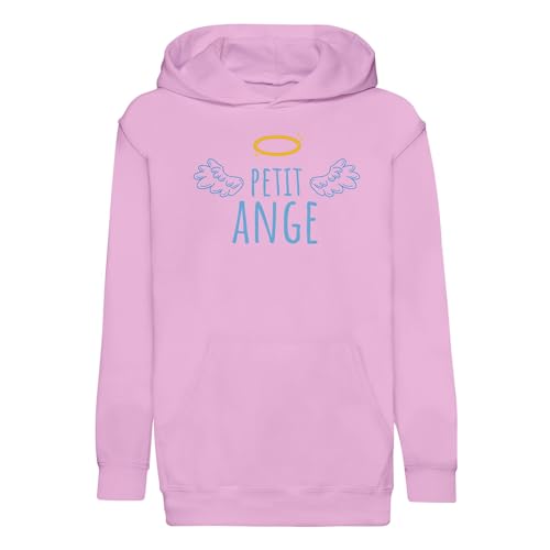Sweat à capuche enfant avec motif ange résistant et doux