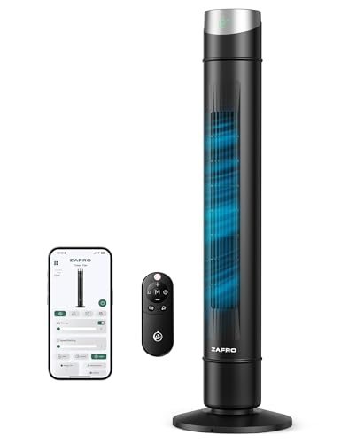 ZAFRO Smart Tower Fan with App Control