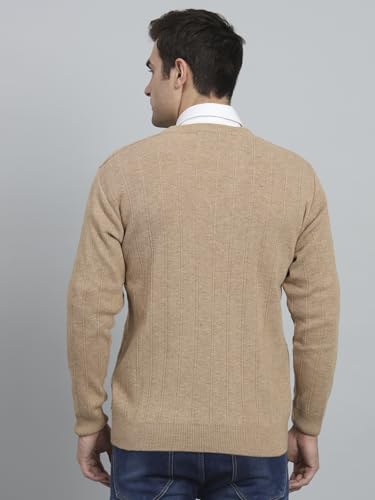 Image of eWools Men's Winterwear Woolen Striped Sweaters