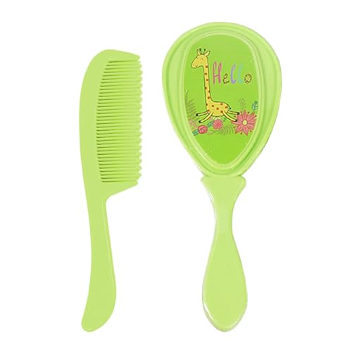 Juego de cepillo para bebé y peine, peine para bebé y juego de cepillos, gorro de cuna, cepillo de pelo para bebé, cepillo de cuidado del cabello, masaje de seguridad para el cuero cabelludo,