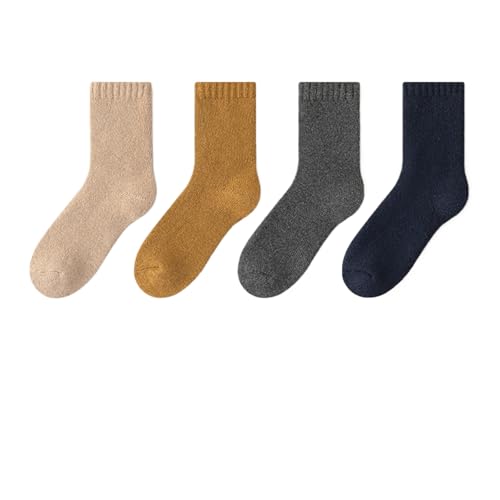 svlftecon Unisex Wool Winter Thermal Socks Cozy Warm Hiking Crew Boot Socks Wool for Winter Crew Series 29