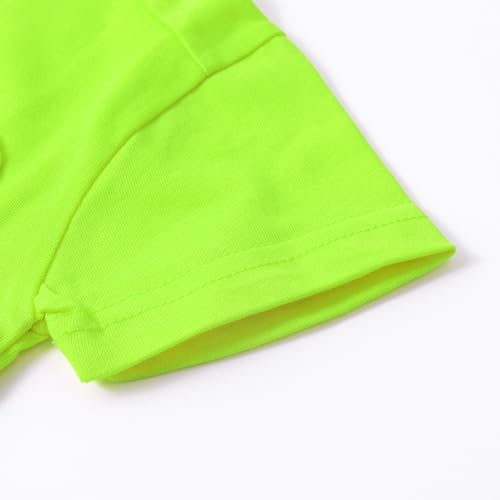 Image of Noomelfish Girls Short Sleeve Heart Pocket T-Shirts Casual Cotton Tee Tops Blouse (5-12 Years)