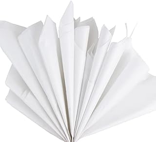 VEYLIN White Tissue Paper, 40 Tissue Paper Sheets for Packing Wrapping Gifts, 50 X 70CM