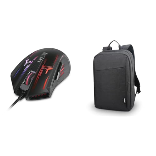 Image of Lenovo Legion M200 RGB Gaming Wired USB Mouse, Ambidextrous, 6-Buttons, Upto 2400 DPI with 4 Levels