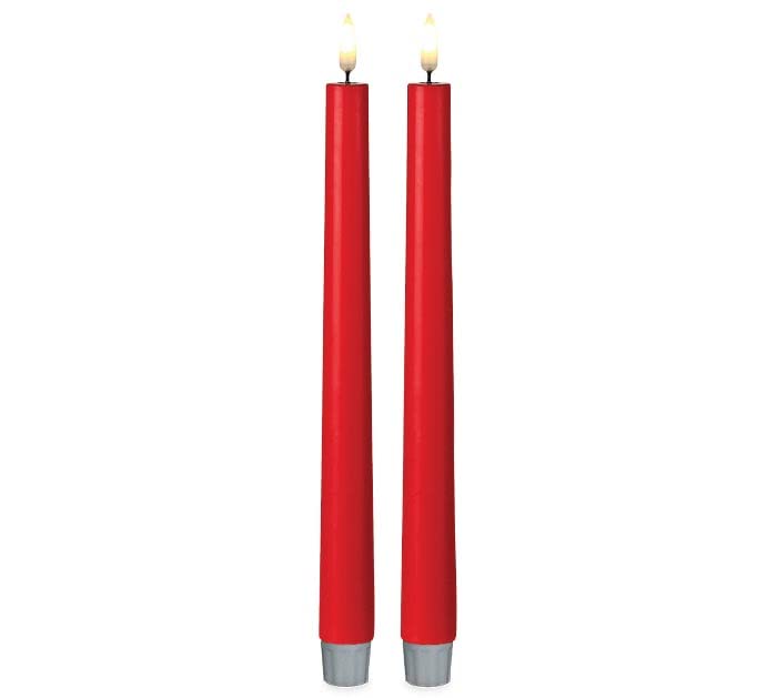 CANDLE PATRIA 3D LED RED TAPER 11