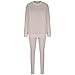 Womens Fashion Sweatsuits Two Piece Outfits Oversized Pullover Sweatshirts & Leggings Lounge Matching Sets