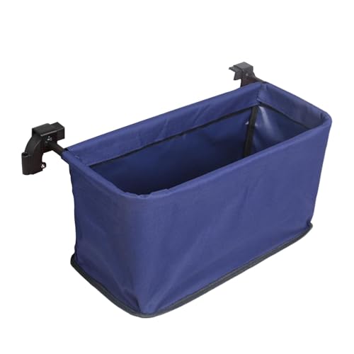 Fzaqwen Bolsa de Almacenamiento para Carrito de Compras, Cesta para Carrito de Compras, Bolsa de Supermercado Extraíble, Portátil Y Duradera, Accesorios, Azul