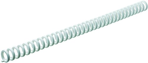 GBC - Dorsi in plastica ClickBind, DIN A4, 8 mm, bianco, 1 confezione, contenuto della confezione: 50 pezzi