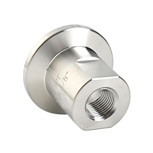 Image of SS304 KF16 NPT Female Adaptor thread 1 /8 inch NW16 KF Female coupling ISO-KF16 X FNPT 1 /8 inch