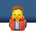 TUBBZ Mini Marty McFly Collectible Vinyl Rubber Duck Figure - Official Back to The Future Merchandise - Retro Action Movies & TV
