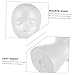 COOLHIYA 3pcs Wig Display Head Mannequin for Beauty Salon Practice Lightweight Foam Model for Wig Making Hat Display and Hair Styling