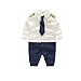 DoReMi Kingdom Baby Suit, Formal Outfits, Rompers, Clothes, Tuxedo for Valentine's Day, Jumpsuit for Newborn Infant Boy