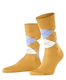Burlington Manchester M So algodón estampados 1 par, Calcetines Hombre, Amarillo Corn 1334, 40-46