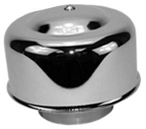 Mota Performance A10128 4 x 2 Deuce Mini Triple Chrome Plated Smooth Vintage Hot Rod Style Steel Air Cleaner For 2-1 16 And 2-5 8 Opening Carburetors