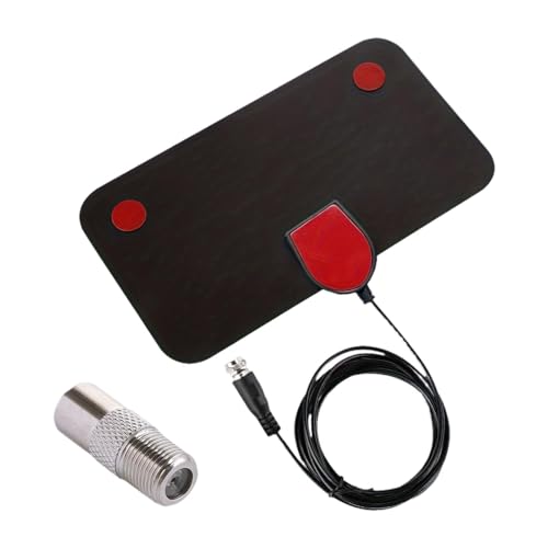 AsrMyjcx Antena de para Interiores, fácil instalación, Compatible con señales 4K 1080P, Amplificador de señal de recepción.