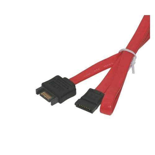 Cable Extensión SATA 7pin M-H 50 cm Rojo