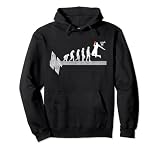Basketball Evolution Geschenk Vintage Basketball Herzschlag Pullover Hoodie