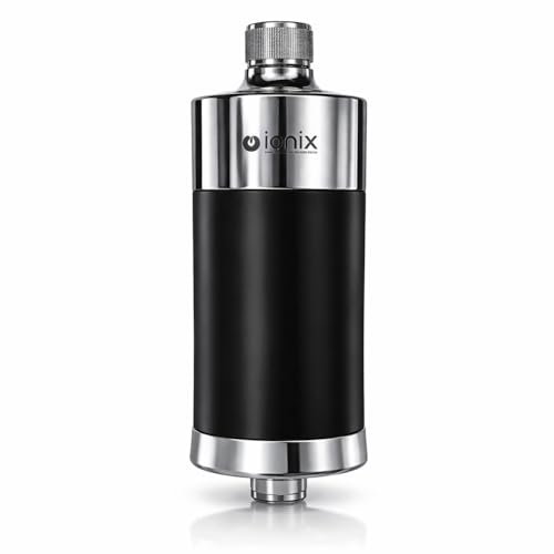 Image of IONIX Tap Filter For Hard Water | Bathroom Hard Water Softener Filter with Universal Faucet Fit & Metal Adaptors, Reduces Chlorine, Sediment & Hard Impurities for Daily Water Use