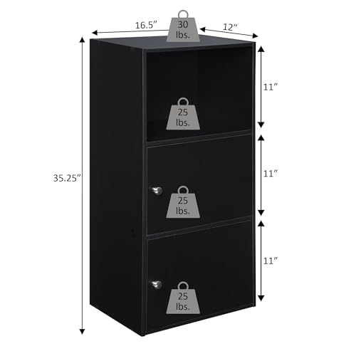 Convenience Concepts Xtra Storage 2 Door Cabinet, White (151187W)