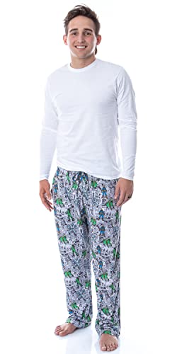 Marvel Mens' Comic The Avengers Villain Vintage Comic Sleep Pajama Pants2