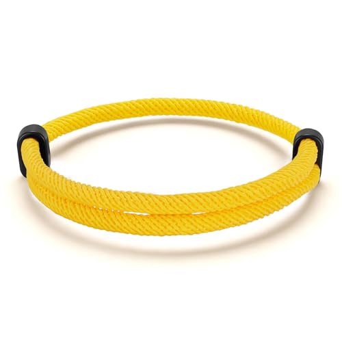 Nautical Braided Rope Bracelets for Men - Adjustable Braided String Bracelet, Handmade Summer Beach String Bracelet with Metal Knot, Friendship Wristband Rope Bracelets Jewelry Gifts for Men Women