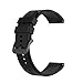 RuenTech Compatible for AMAZTIM M3 Ultra/M3 M2 T2 T3&KOSPET Tank M3 Ultra/M3 M2 T2 T3 Smart Watch Bands, Silicone Band Strap Quick Release Watchbands for M3 Ultra/M3/M2/T2/T3 Military Watch (Black)