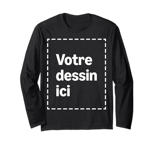 T-Shirt Manches Longues Personnalisé sur Le Devant