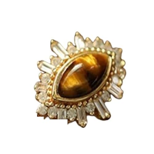Collier oeil de tigre véritable en argent doré pour éviter les allergies